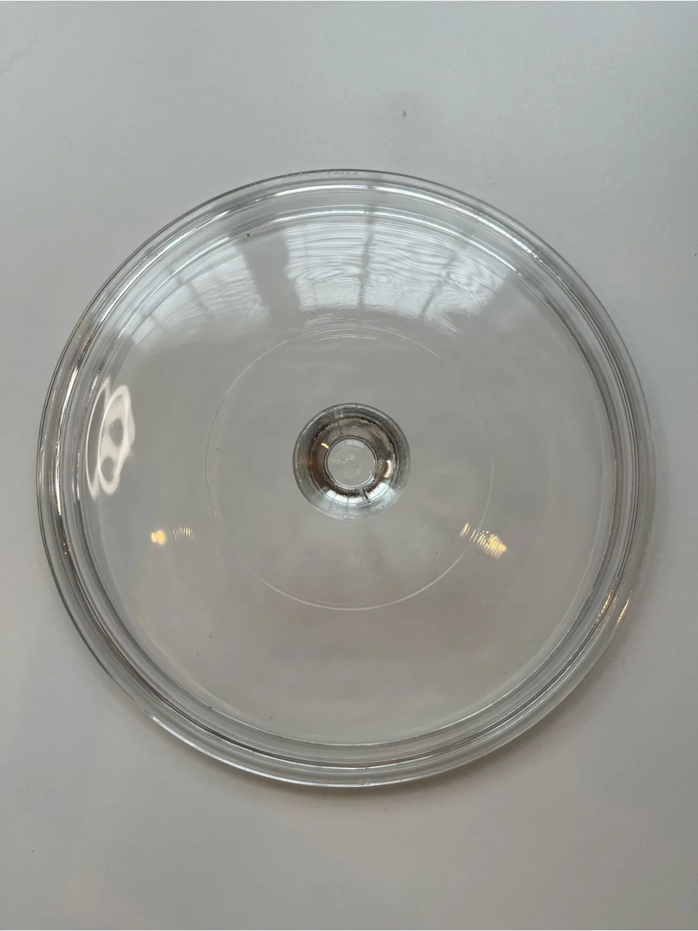 Pyrex 624-C Clear Glass Round Replacement Lid for 2-Quart Casserole Vintage